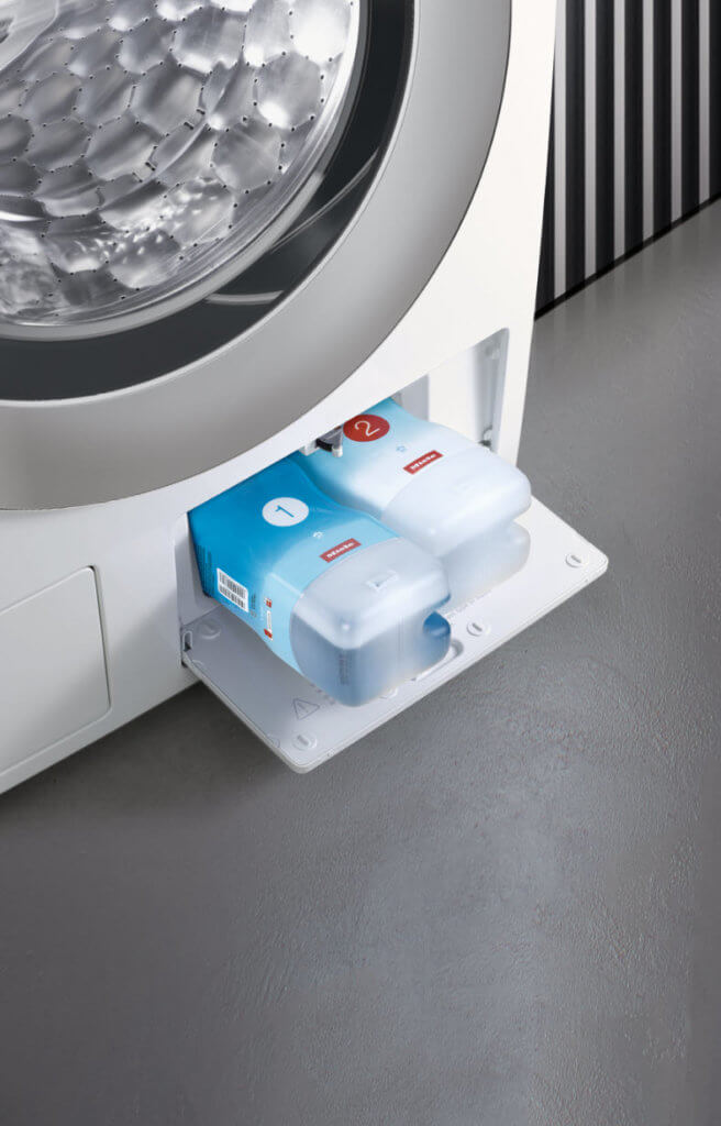 Miele TwinDos program for clean laundry