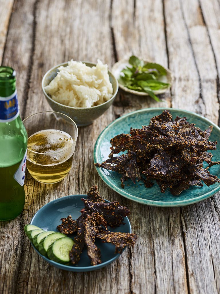 Thai beef jerky Miele Experience Centre