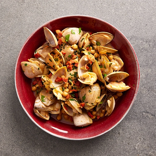 Cloudy Bay Clams dish