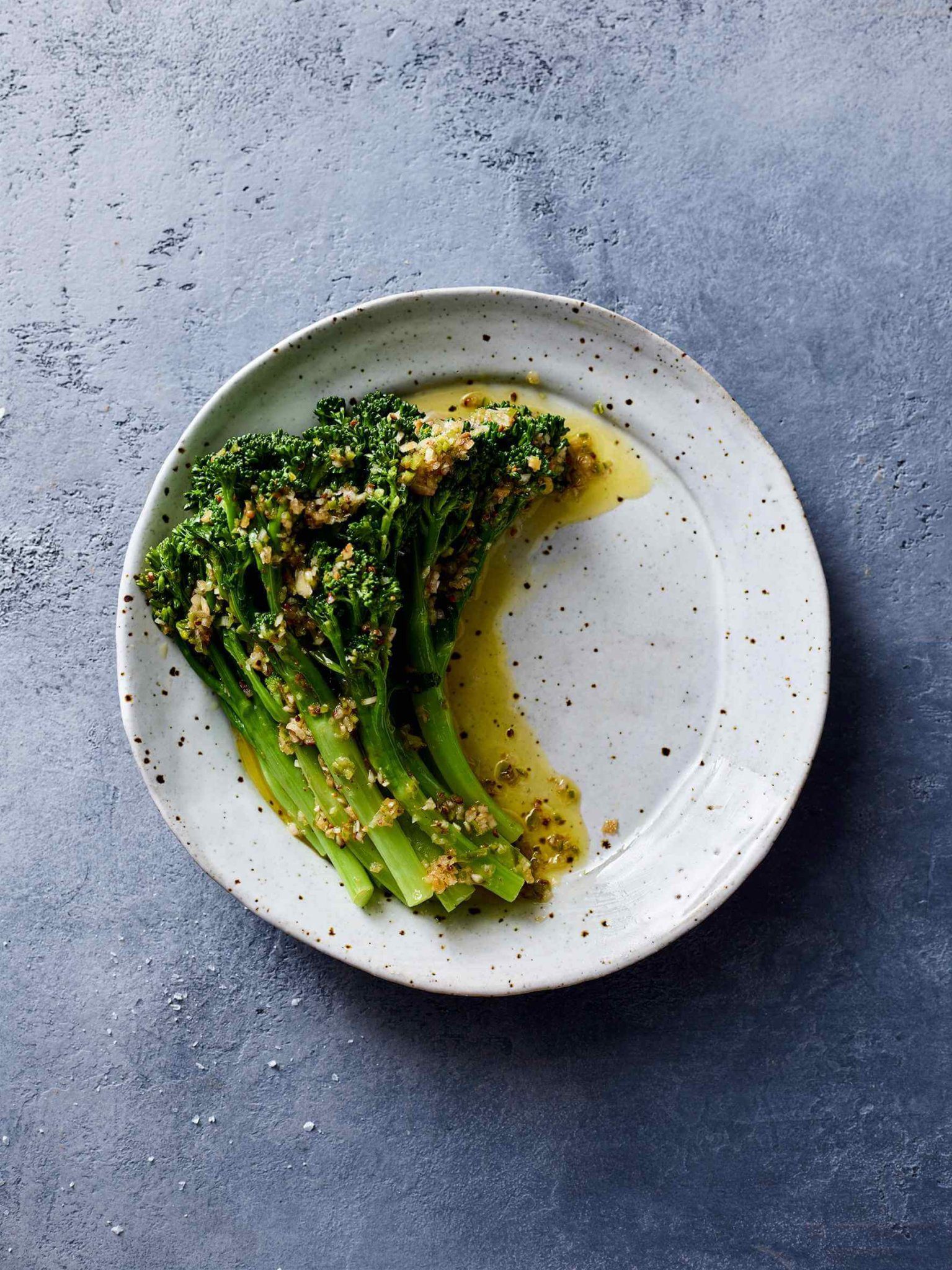 Steamed broccolini with preserved lemon dressing Miele Experience Centre
