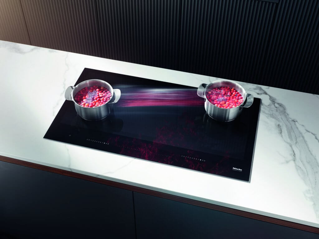 Ability to use Miele induction cooktop no matter where you place your cookware at