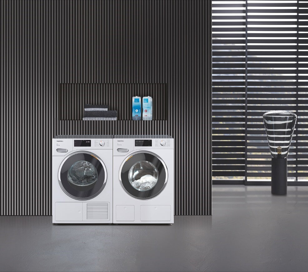 Miele home laundry appliances that are sustainable